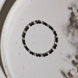 Turmalin und Bergkristall Kinderarmband