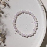 Rosenquarz Kunzit Armband