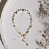 Rauchquarz Perlen Armband