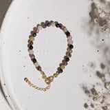Bunter Turmalin Armband groß