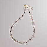 Granat und Perlen Kette