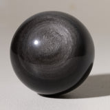 Silber-Obsidian Kugel