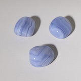 Blue Lace Chalcedon Trommelstein