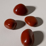 Roter Jaspis Trommelstein