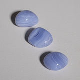 Blue Lace Chalcedon Trommelstein