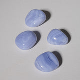 Blue Lace Chalcedon Trommelstein