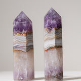 Amethyst Achat Spitze