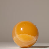 Orangen Calcit Kugel, Einzelstück
