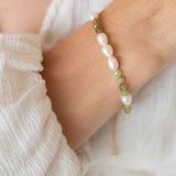 Granat Perlen Armband