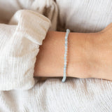 Aquamarin Armband zart
