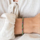 Rubin in Zoisit Armband